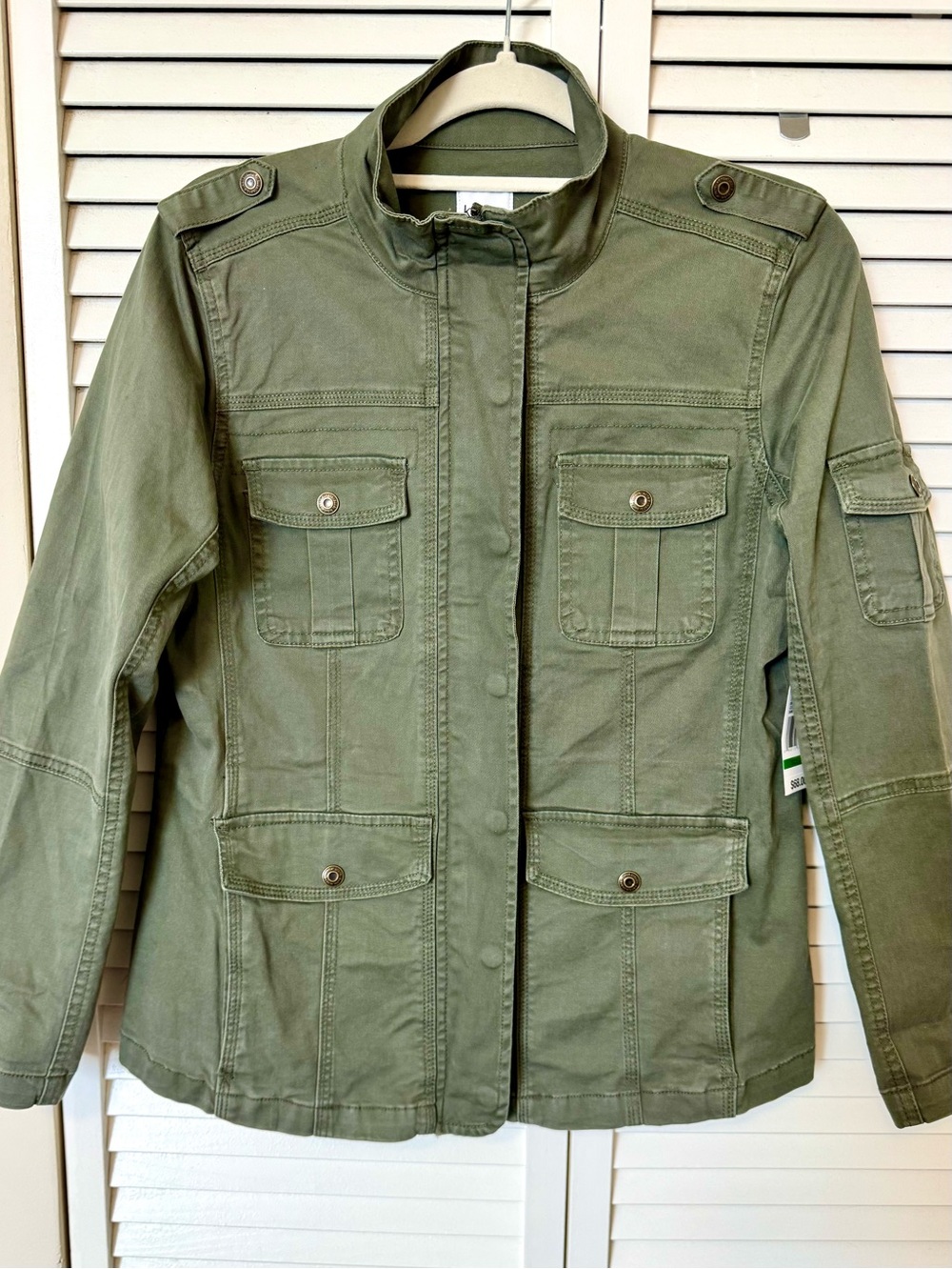 Kensie Jean Jacket NWT Large